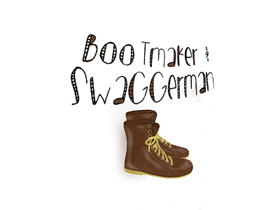 Bootswagger man! boots clients custom design drawing fun shoes shopping swagger