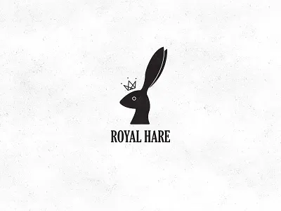 Royal Hare Logo brand identity branding burger burger logo burgers design food icon illustration typography vector