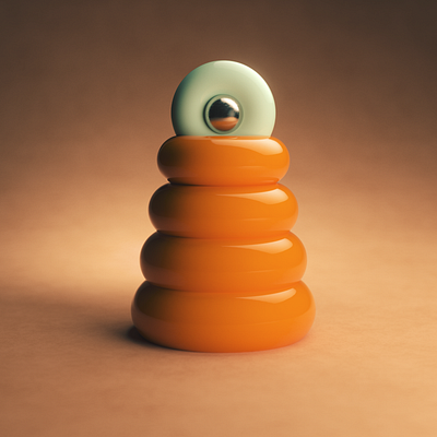 Half Hour Challenge No. 1 art direction c4d challenge design grade redshift3d