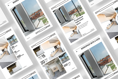 City Space / branding advertising brand identity branding editorial layout layout design logo logo design magazine ad minimal