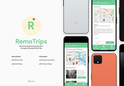 RemoTrips - IvyHacks dailyui design app figma google hackathon interface iphone learning app map mobile pixel productdesign remote education remotework school travel ui ui design uiux ux