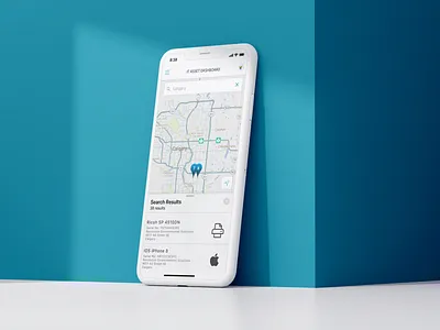 Mobile Assets Tracking app asset management dashboard design flat ios iphone app maps minimal mobile mobile app mobile design mobile ui monitoring sketch tracking app ui ux web responsive