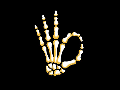 💀 halloween hand skeleton