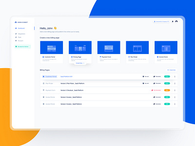 No-code Billing Pages | Dashboard Design app design billing checkout dashboard design homepage homepage design landing page platfrom product design saas saas app saas design saas web design web app design