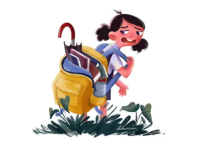 Bulky characterdesign digital art illustration inktober inktober2020 procreate