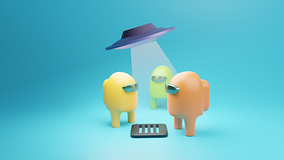 Among us 3d characters 3d 3d modelling adobe adobe xd adobeillustator among us amongus blender design designs illustator illustration illustrations logo typography ui ux