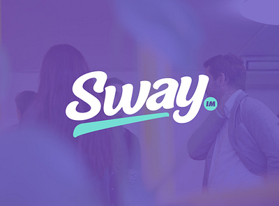 Sway Influencer Management brand logo branding branding design clean custom type logo logo design logo design branding logo type logodesign logotype marketing marketing business modern script typography vanguard