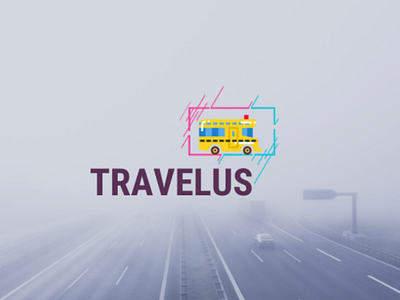 Travel Bus - Simple minimalist logo design art brand branding creative design designer graphic graphicdesign graphicdesigner illustration illustrator logo logodesign logodesigner logodesigns logomaker logos logotype marketing