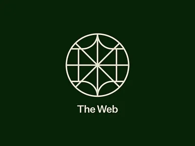 The Web badge branding illustration illustrator lines logo mark symbol web