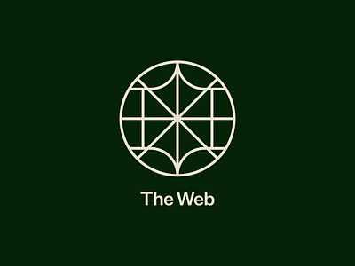 The Web badge branding illustration illustrator lines logo mark symbol web