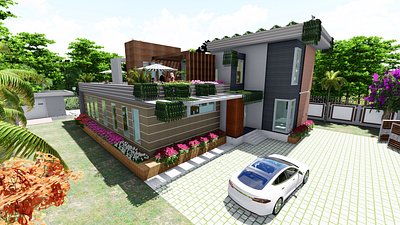 Exterior design 3d 3d modeling 3d rendering animation architectural design design exterior design lumion photoshop sketchup