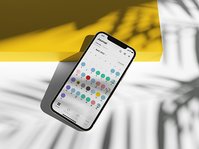 Journal & Calendar Design app app design branding calendar clean daycolor design diary interaction ios journal logo mobile app mobile ux schedule simple todo ui ux