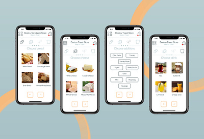 Create Your Toast App app interface ux