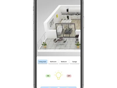 IOT Mobile Application 3d design illustration iot mobile mobile design mobileapp tunisia ui ux