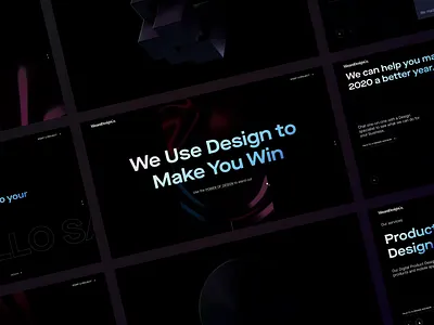 Minami Design Collective - New Website 3d animation adaptive agency website dark dark theme minami motion one page onepage parallax responsive transitions website