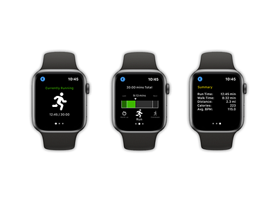 Workout Watch app app design mobile ui ux watch