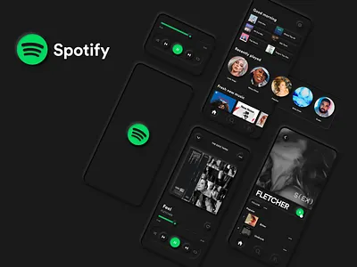 SPOTIFY NEUMORPHISM dailyui design mobile ui music neumorphic design neumorphism neumorphism ui playlist songs spotify spotify cover ui user experience ux
