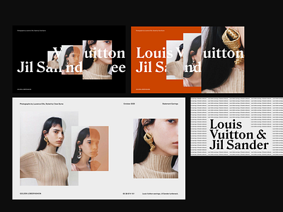 Louis Vuitton x Jil Sander Editorial editor editorial art editorial design editorial layout fashion design jil sander layout louis vuitton minimal modern photograhy presentation presentation design typography whitespace