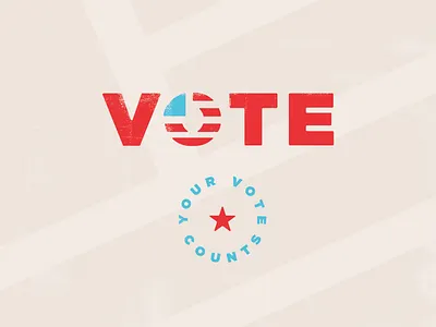 VOTE! badge badge logo biden harris logo logodesign vector art voter voting