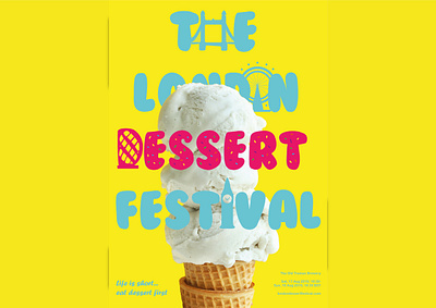 Poster 1 event illustration logo design poster design sweets typography