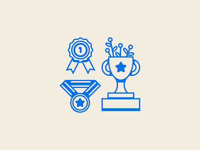 Peachtober Day 8 - Prize award branding design flat graphic design icon illustration illustrator inktober logo medal minimal peachtober prize ribbon trophy vector winner winning