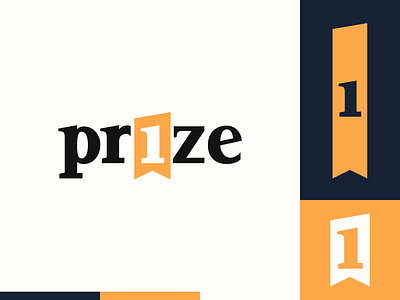 Peachtober day 8: Prize 1 design illustration illustrator logo peachtober prize ribbon vector wordmark