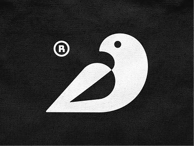 Mono bird! abstract brand brand identity branding dove geometric icon logo logo design logodesign logos mark monochrome nest pigeon symbol wings