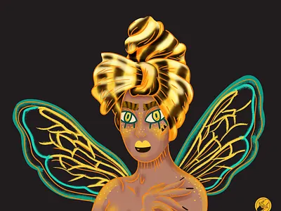 Bee Queen art bee bee illustration illustrations illustrator queen
