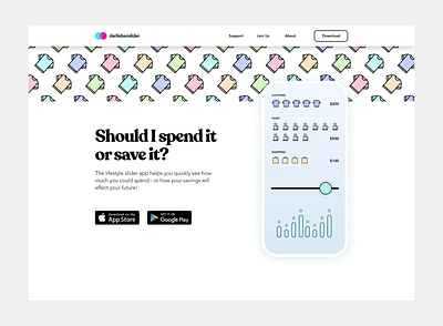 Spenderino Apperoni Daily Thing Yes design icons typography web