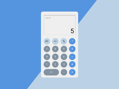 DAILY UI CHALLENGE 004 - CALCULATOR calculator dailyui dailyui004 dailyuichallenge ui uidaily uidailychallenge