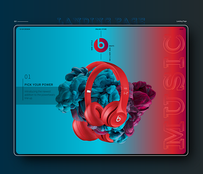 BEATS online store redesign - Website Design adobexd aftereffects animation app design design illustration prototype uidesign website design xd design