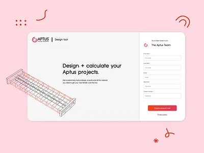 Aptus Precast Design Tool concrete construction design precast software development spreadsheet ui ux web app