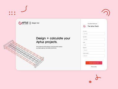 Aptus Precast Design Tool concrete construction design precast software development spreadsheet ui ux web app