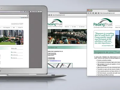 Padang Trust Website uiux web design web development