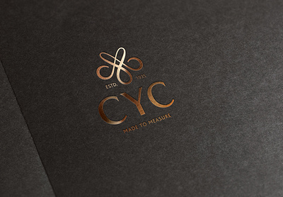 CYC Menswear - Branding bespoke branding design logo luxury menswear