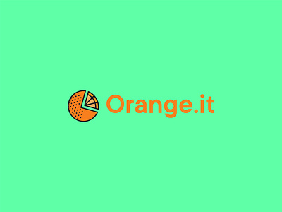 Orange it logo brand brand design brand identity branding logo corporate icon identity illustration it app it services logo design logo designer logos