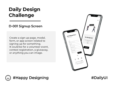 Signup Screen app dailydesignchallenge design illustration minimal mobile ui mobiledesign ui uiuxdesigner ux