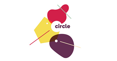 Circle Co-working identity design branding branding and identity branding design co working collaboration coworking dynamic identity identity india india branding indian designer innovation logo design red shapes yellow