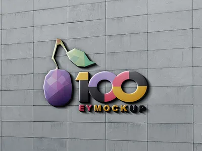 Free 3d logo mock up design download mockup mockup psd