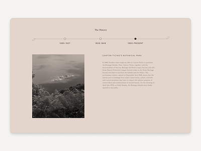 Timeline damn fine hospitality hotel ui ux web