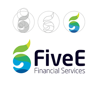 5e Financial Services branding design finance logo logo logo design renewable energy finance