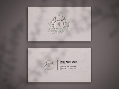 Artist Business card mockup artistic brand identity branding business card business card design business cards businesscard card card design cards design illustration logo minimal