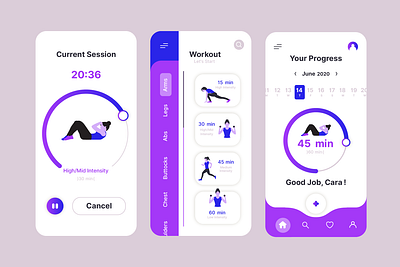 UI UX gym workout mobile app design mobile app design mobile app ui ui ux design ui ux uidesign ux design