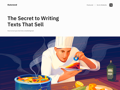 The Secret to Writing Texts That Sell - Blog Post blog blog design branding colors illustration illustration art illustrations secrets text typography ui web web design webdesign website website design