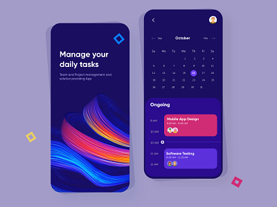 Task Management Mobile App app interface minimal mobile mobile app mobile apps mobile ui mobileapp mobileappdesign ui ui design uiux ux ux ui design