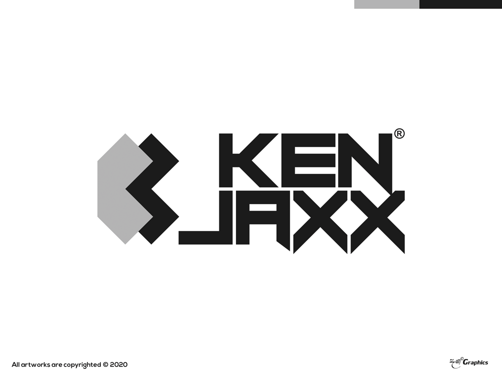 KEN JAXX logo rebrand | Daya Graphics branding daya graphics edm event branding flat illustration illustrator ken jaxx music kenya logobrand logobranding logotype minimal sri lanka vector