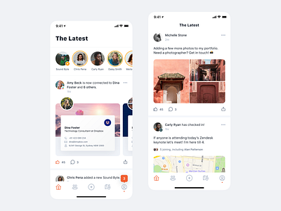 Pappyon app clean feed minimal mobile simple social social network ui ux