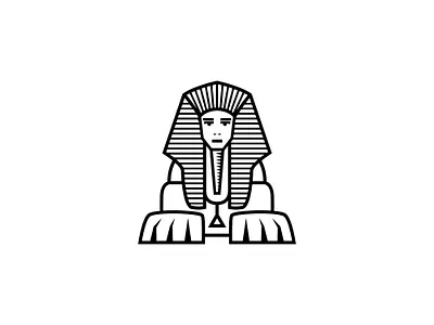sfinx ▲ ai avatar design egypt inspiration logo piramid sphinx vector