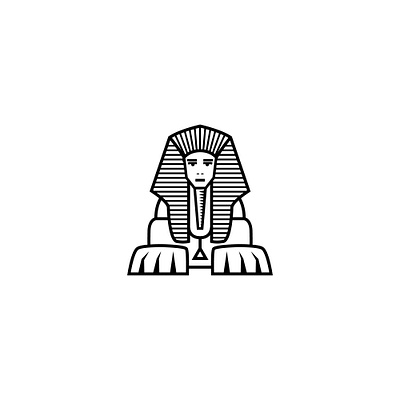 sfinx ▲ ai avatar design egypt inspiration logo piramid sphinx vector