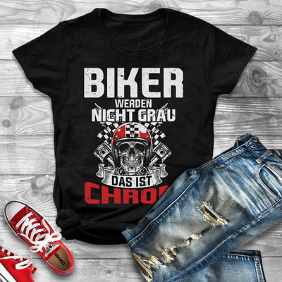 Biker werden nicht grau das ist Chrom biker biker gang design